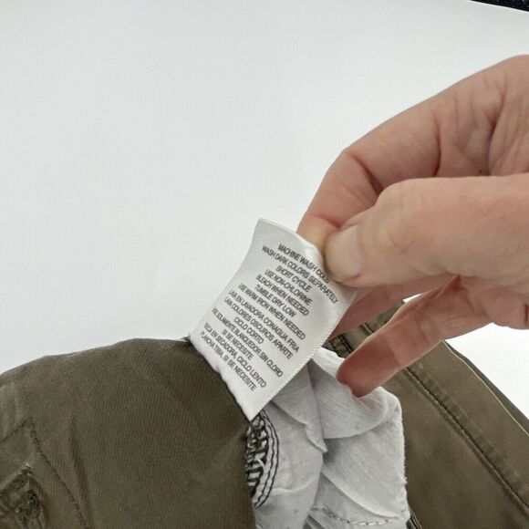 Adam Levine Cargo Shorts Men 40 Olive Green 100% Cotton Mid-Rise Classic Outdoor - Picture 6 of 16